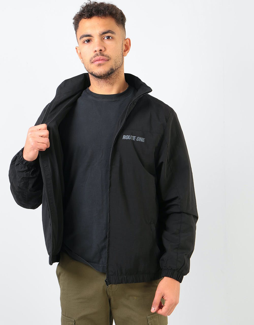 Route One Jammin Track Jacket - Black