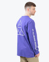 HUF Triple Triangle L/S T-Shirt - Grape
