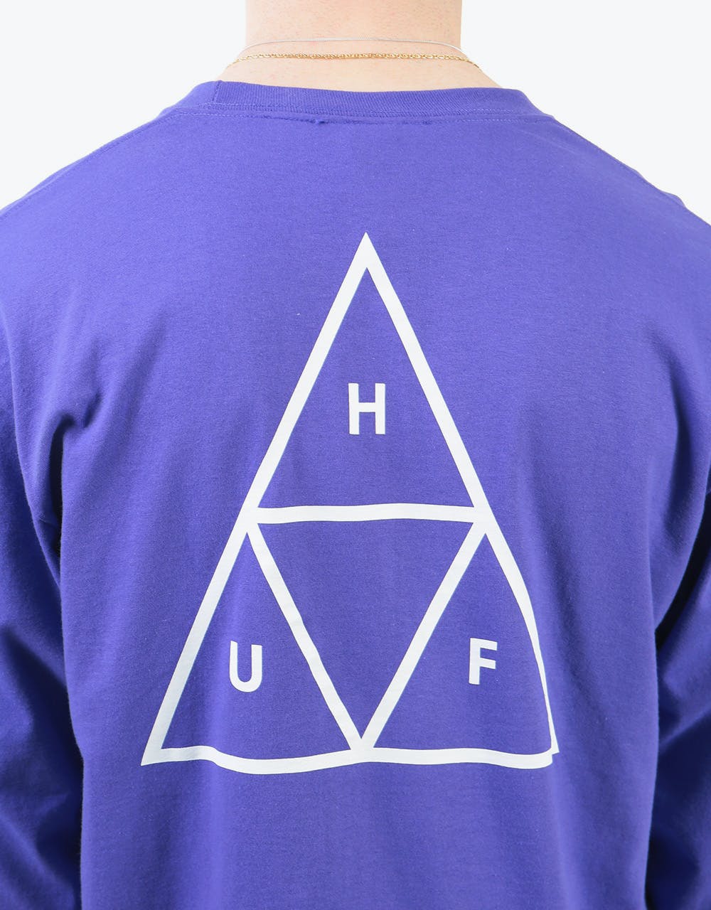 HUF Triple Triangle L/S T-Shirt - Grape