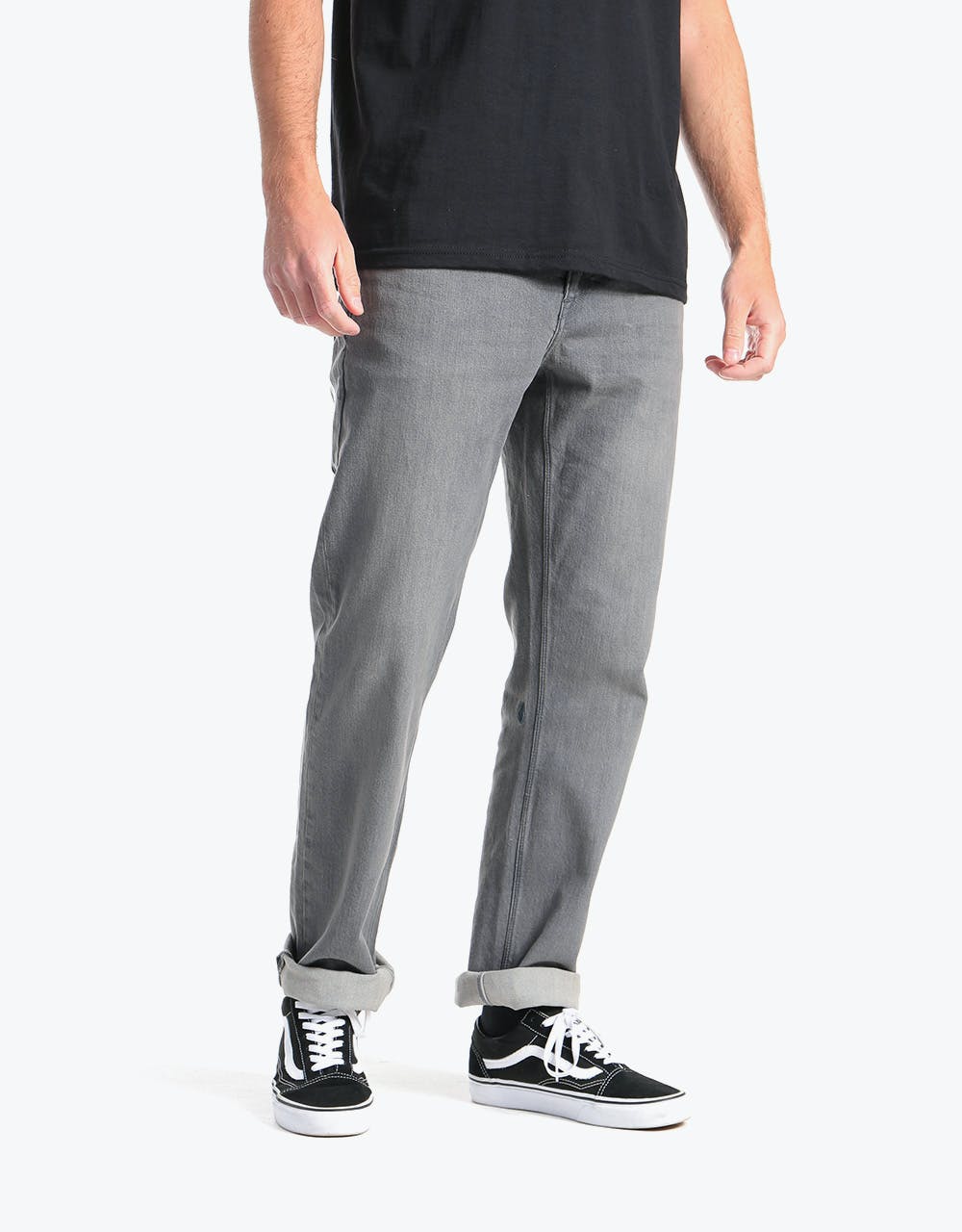 Volcom Solver Denim Jeans - Grey Vintage