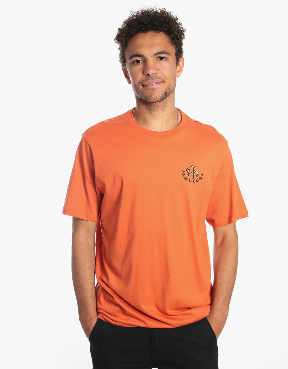 Volcom Bloom of Doom T-Shirt - Burnt Orange