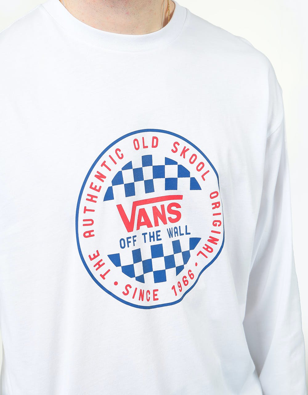 Vans OG Checker L/S T-Shirt - White