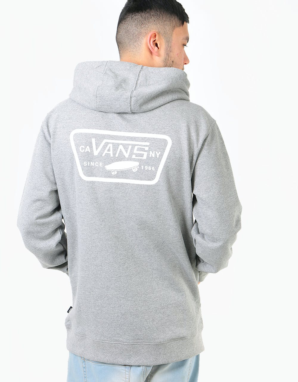 Vans Full Patched II Pullover Hoodie - Cement Heather