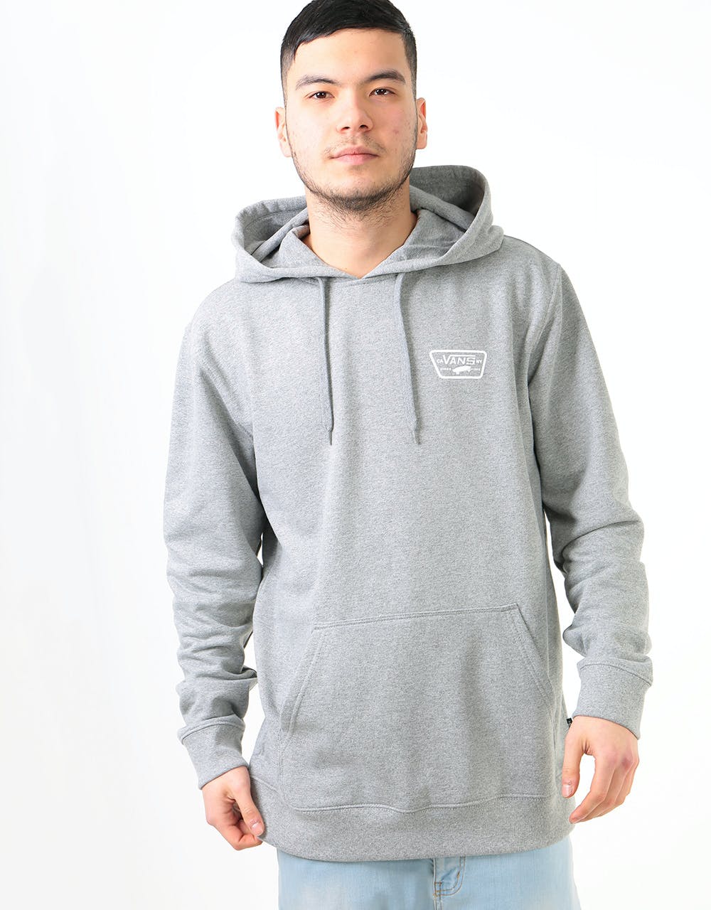 Vans Full Patched II Pullover Hoodie - Cement Heather