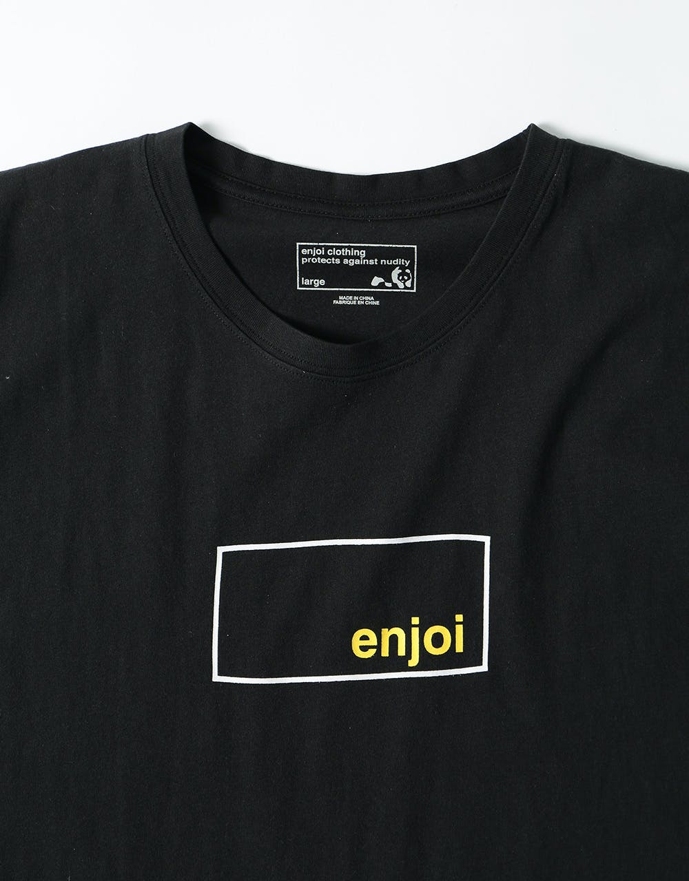 Enjoi Box Logo 2 Premium T-Shirt - True Black