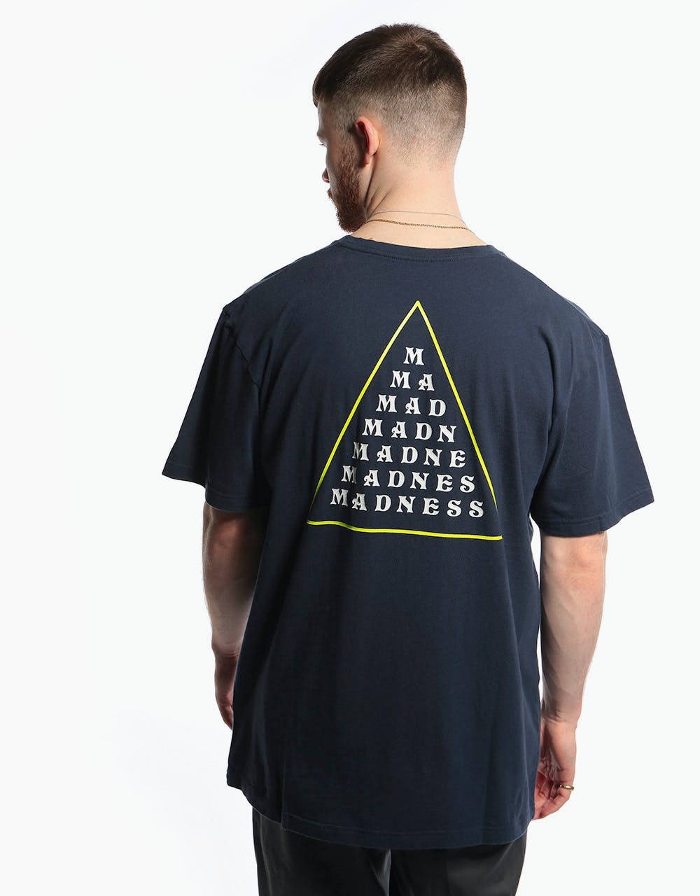 Madness Triangle Line T-Shirt - Midnight Navy