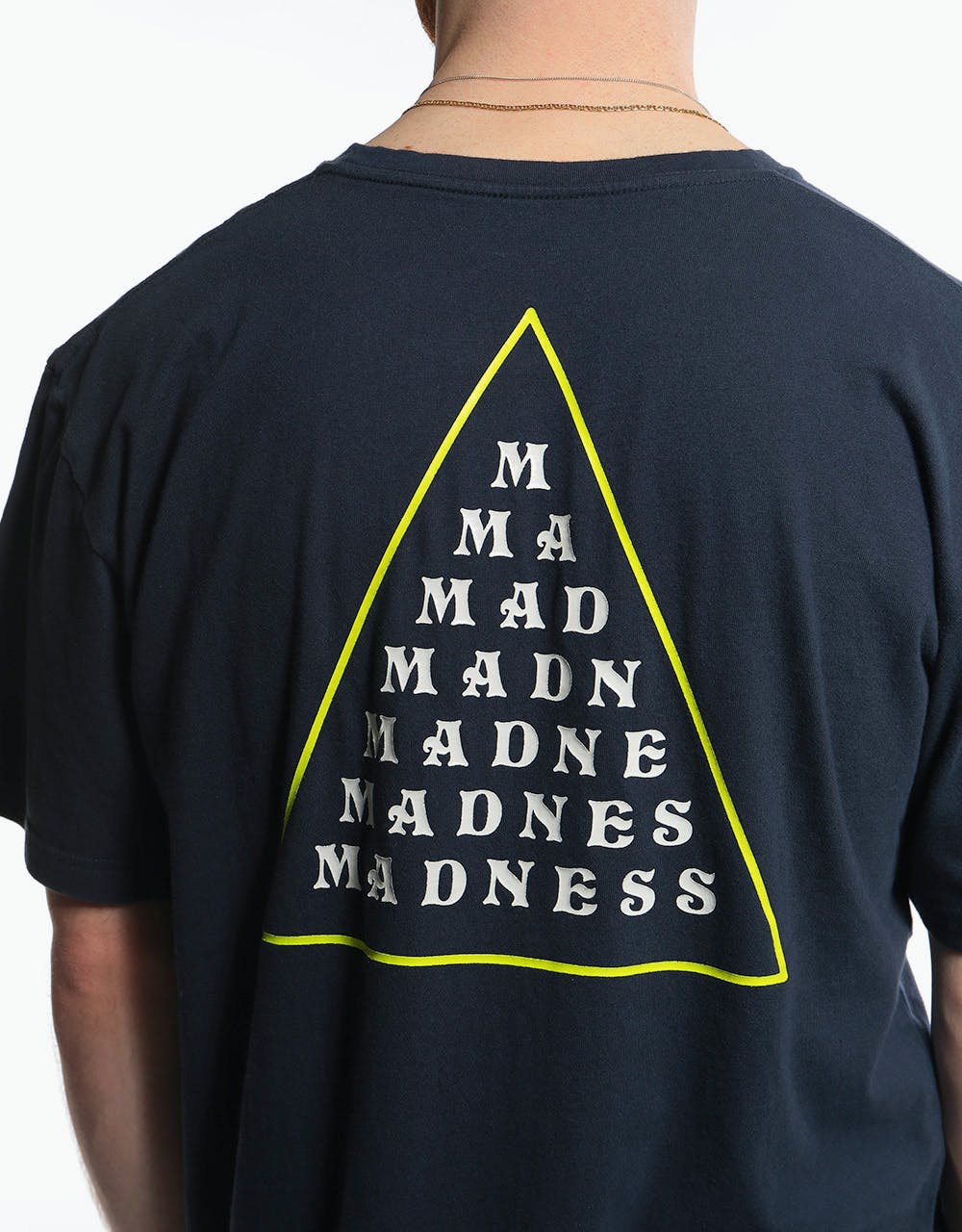 Madness Triangle Line T-Shirt - Midnight Navy