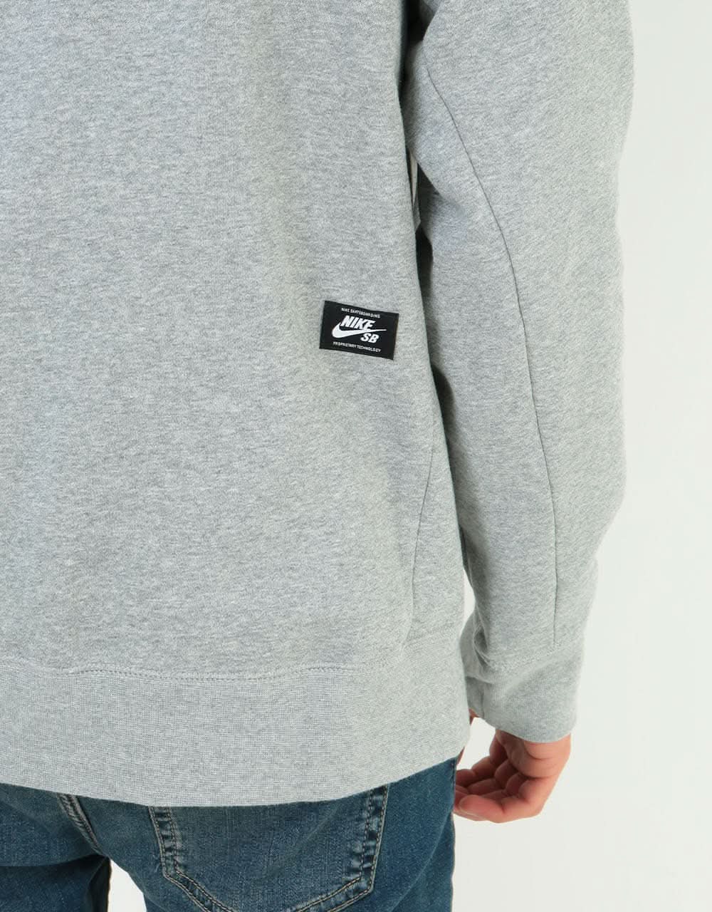 Nike SB EMB Pullover Hoodie - Dk Grey Heather/Black