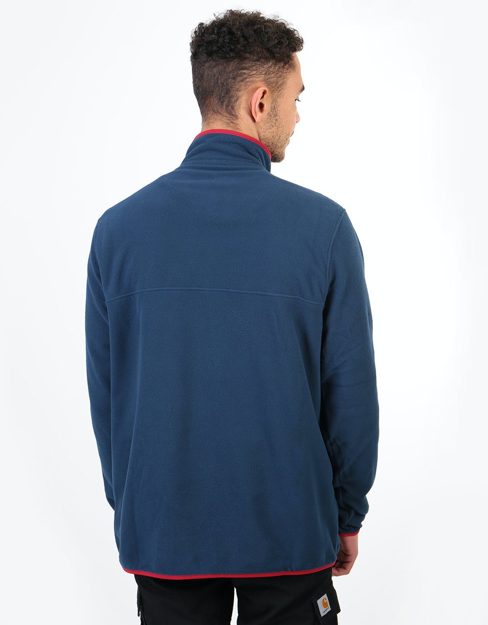 Patagonia Micro D® Snap-T® Pullover - New Navy w/Classic Red