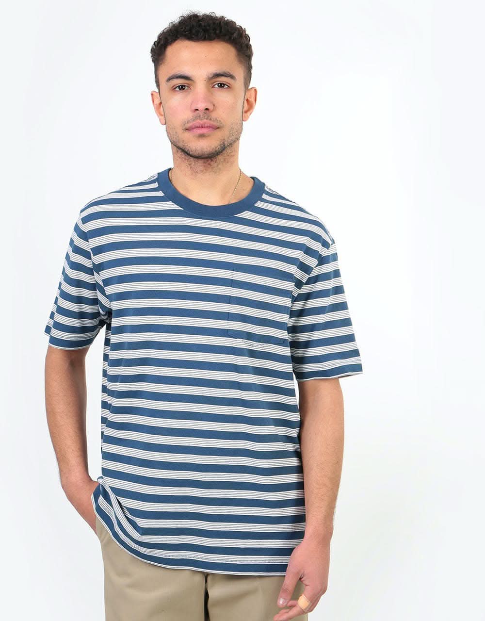 Patagonia Organic Cotton Midweight Pocket T-Shirt - Carding:Stone Blue