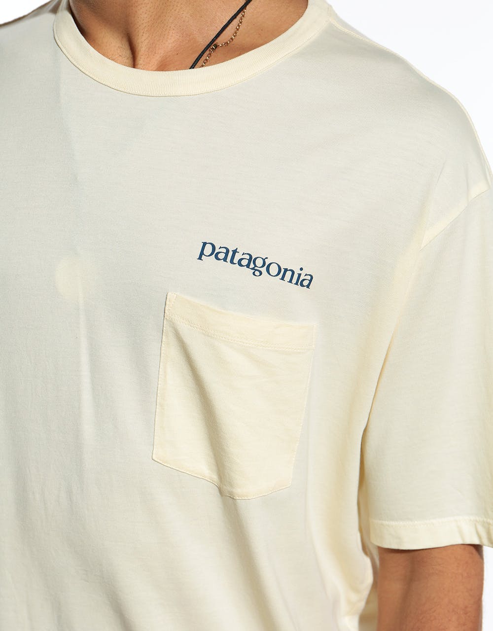 Patagonia Road to Regenerative Pocket T-Shirt - White Wash