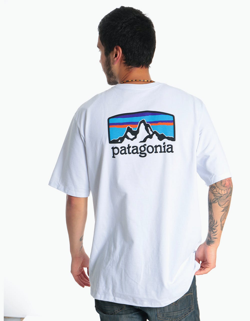 Patagonia Fitz Roy Horizons Responsibili-Tee® - White