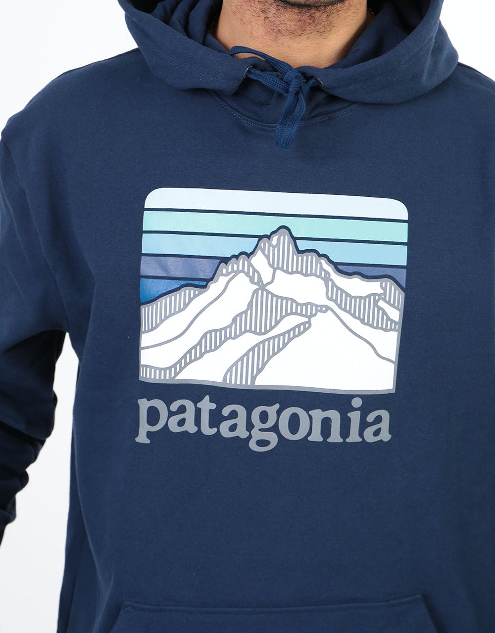 Patagonia Line Logo Ridge Uprisal Pullover Hoodie - Classic Navy