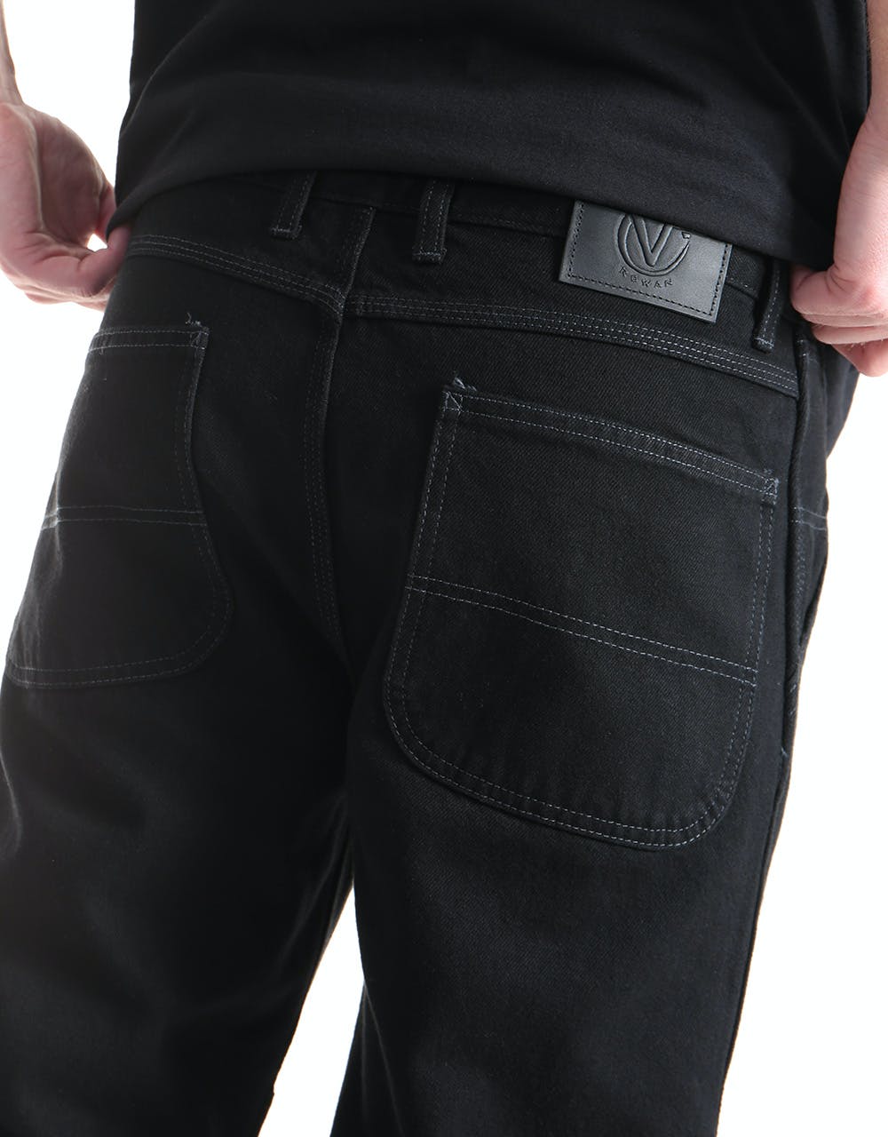 Vans Rowan V96 Relaxed Denim Jeans - Black (RZ/Denim)