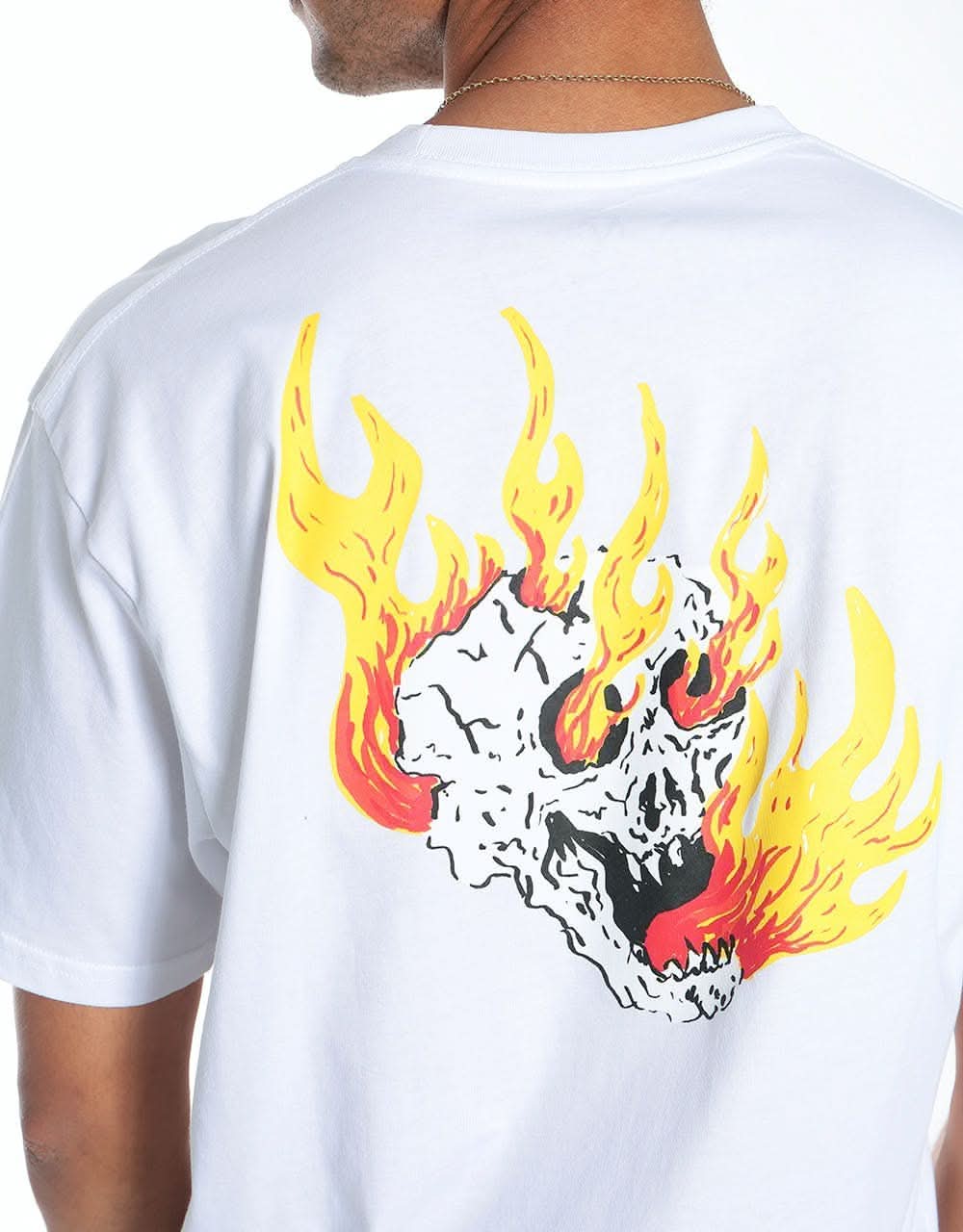Vans Rowan Zorilla Skull T-Shirt - White