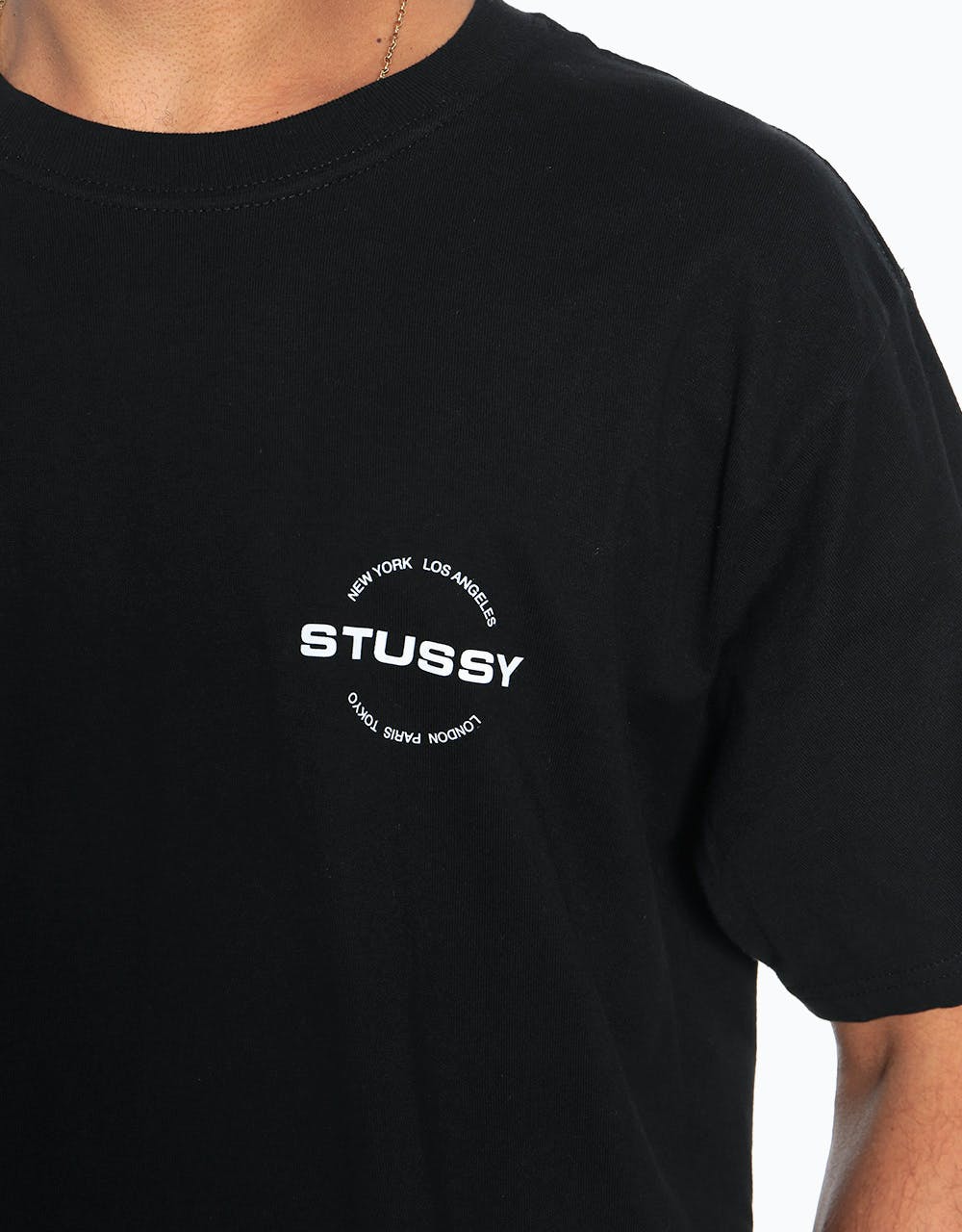 Stüssy City Circle T-Shirt - Black