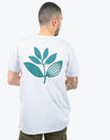 Magenta Classic Plant T-Shirt - Ash