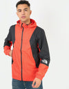 The North Face Mountain Light Windshell Jacket - Fiery Red/TNF Black