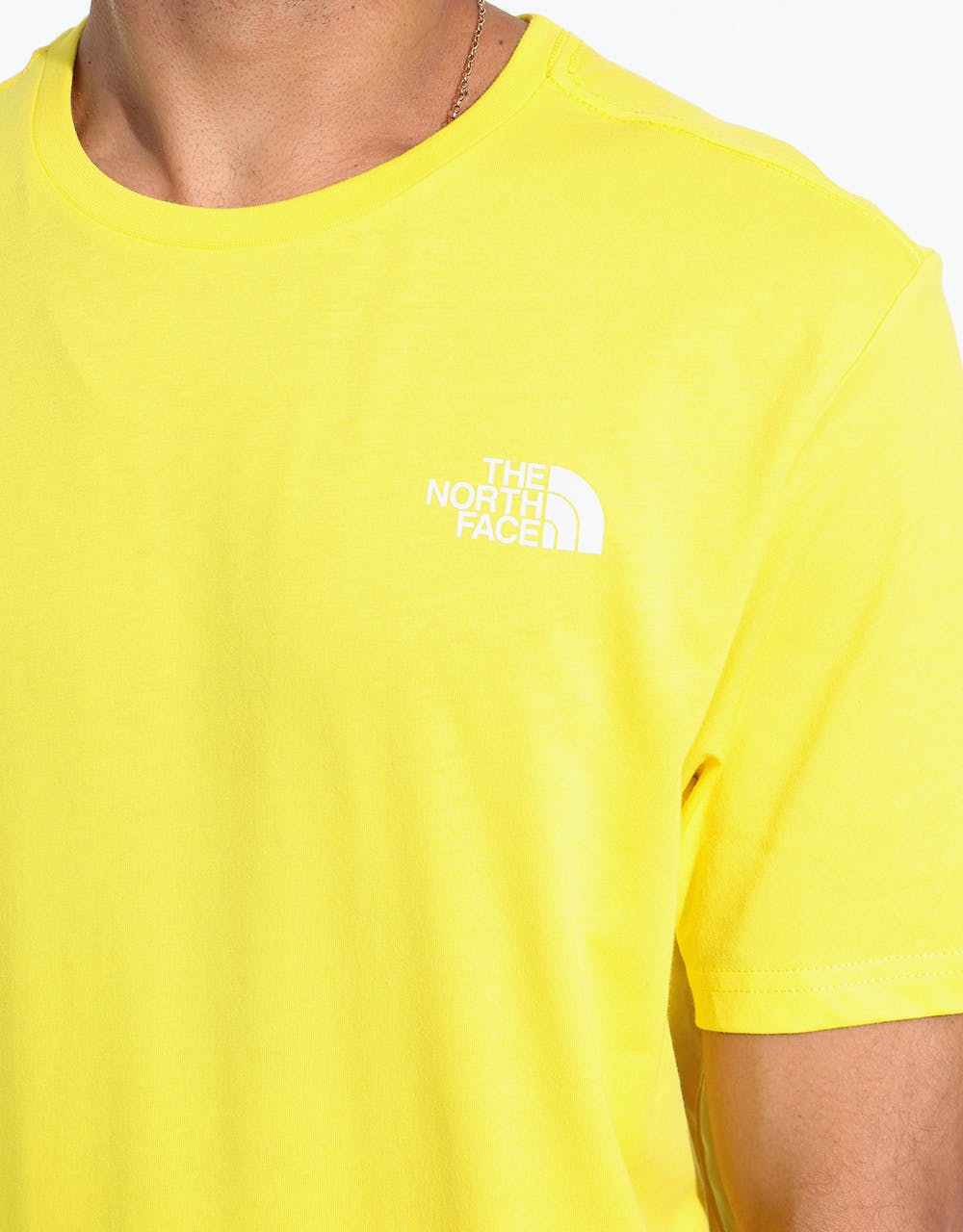 The North Face Rainbow Red Box T-Shirt - TNF Lemon/TNF White