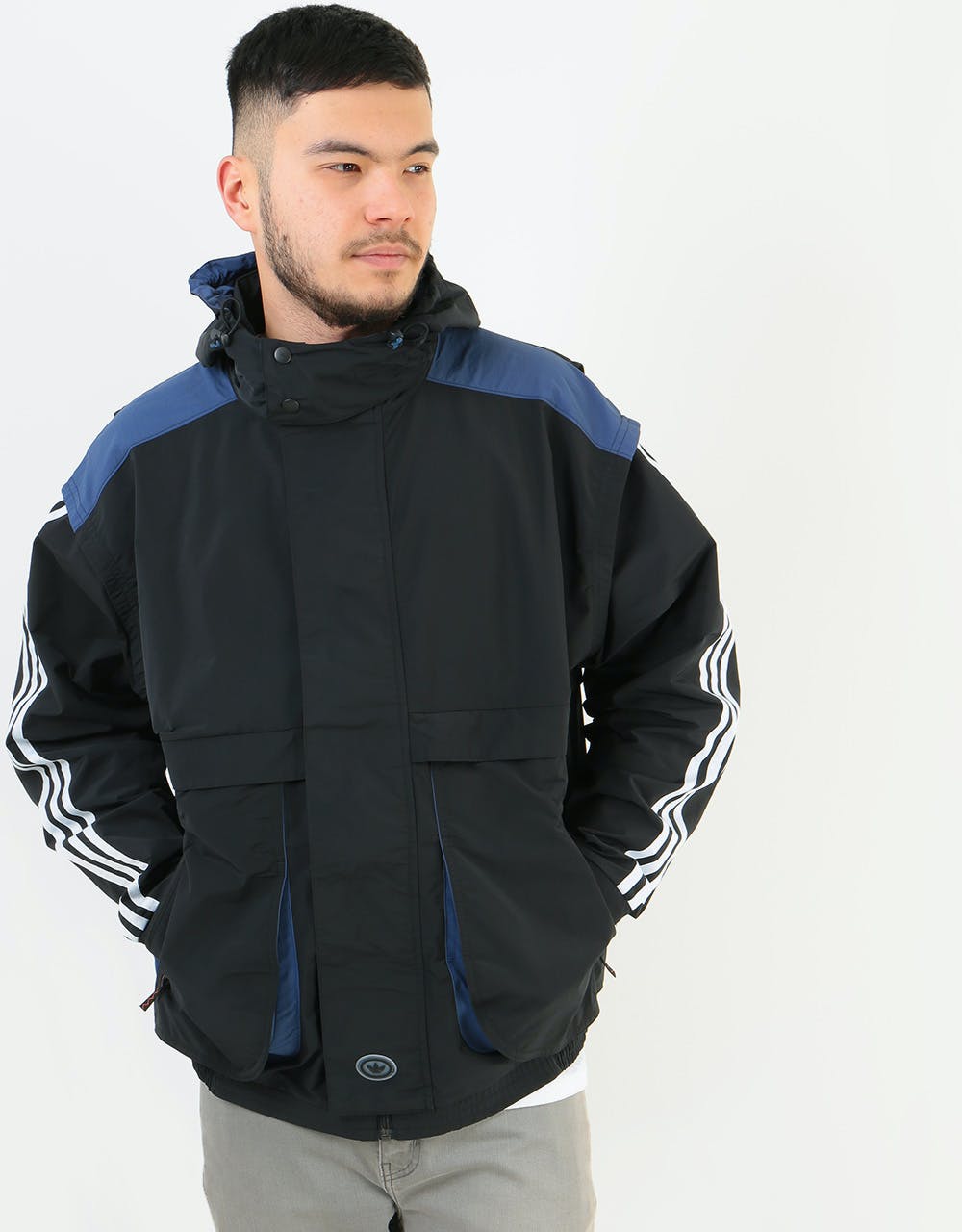 Adidas Blackrock Jacket - Black/Tech Indigo