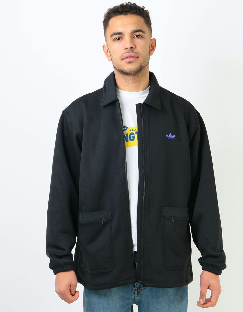 Adidas Utility Jacket - Black/Purple/Glory Amber