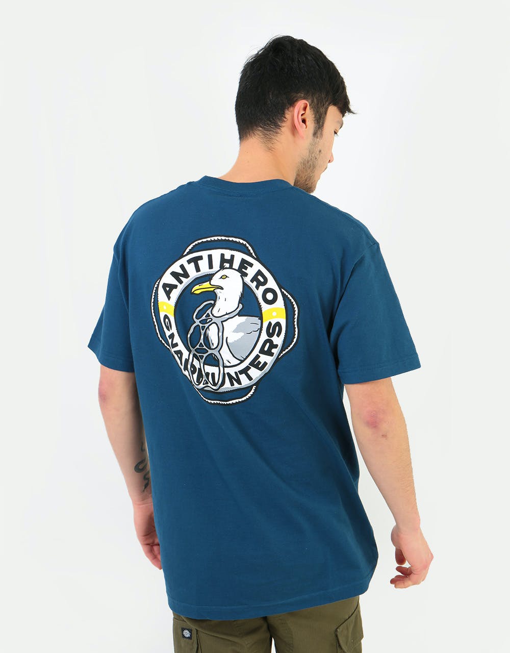 Anti Hero x Gnarhunters T-Shirt - Harbor Blue
