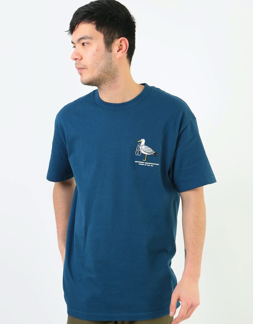 Anti Hero x Gnarhunters T-Shirt - Harbor Blue