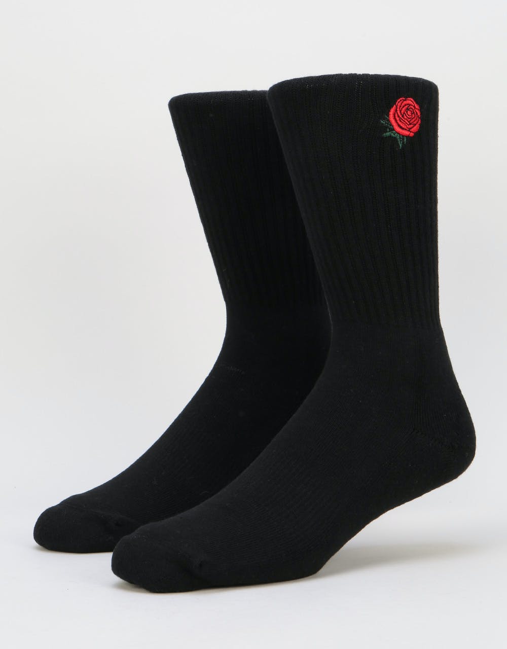 Route One Rose Socks - Black