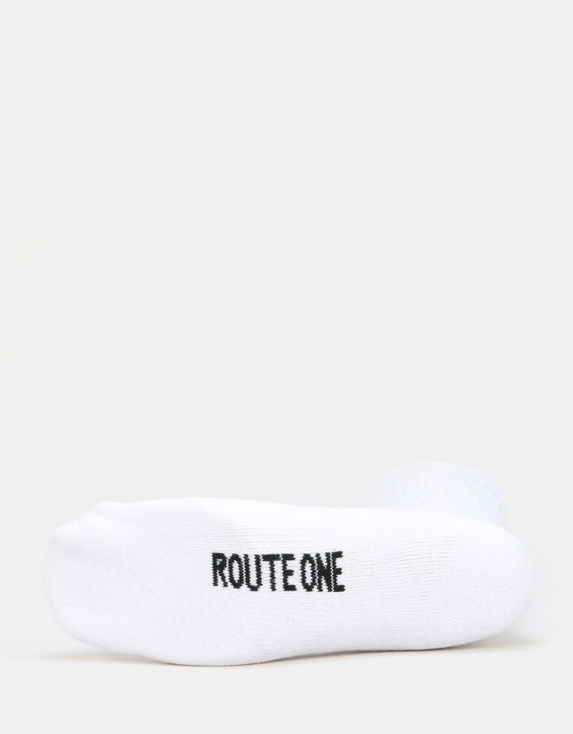 Route One Fuck 'Em Socks - White