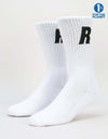 Route One R Socks - White/Black
