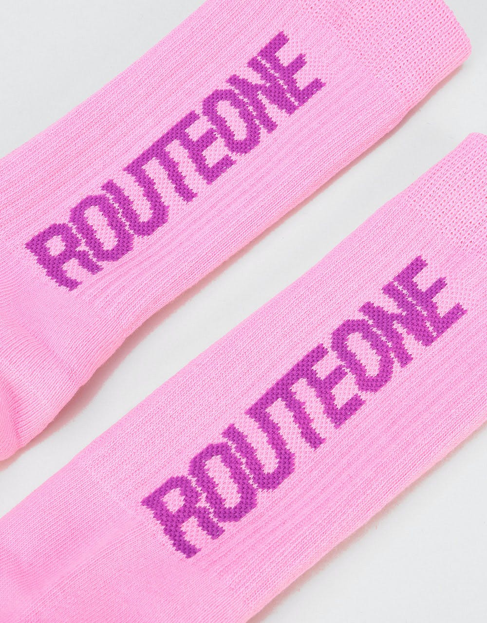 Route One Sport Logo Socks - Light Pink/Purple