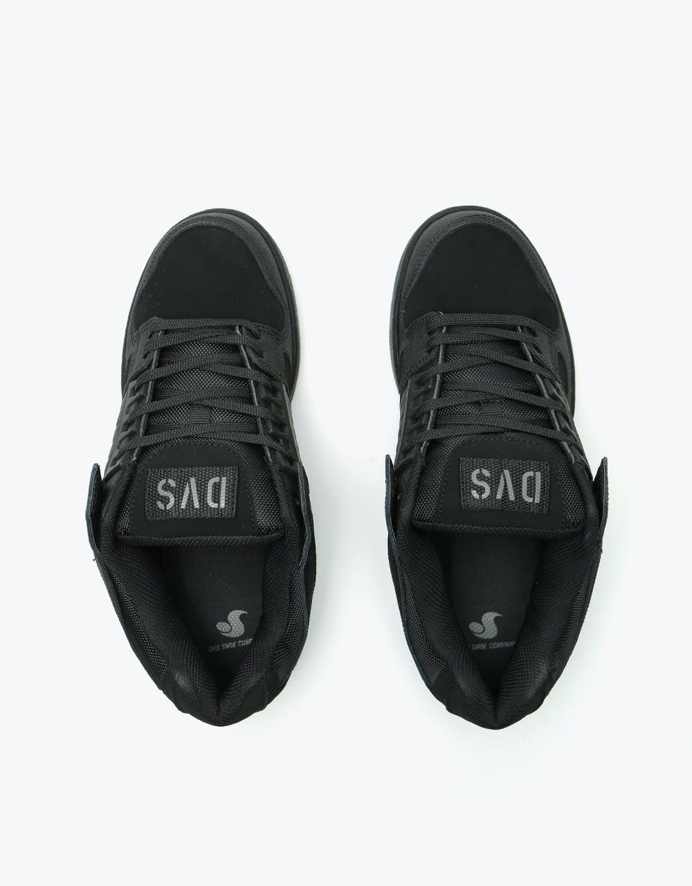 DVS Celsius Skate Shoes - Black/Black Leather