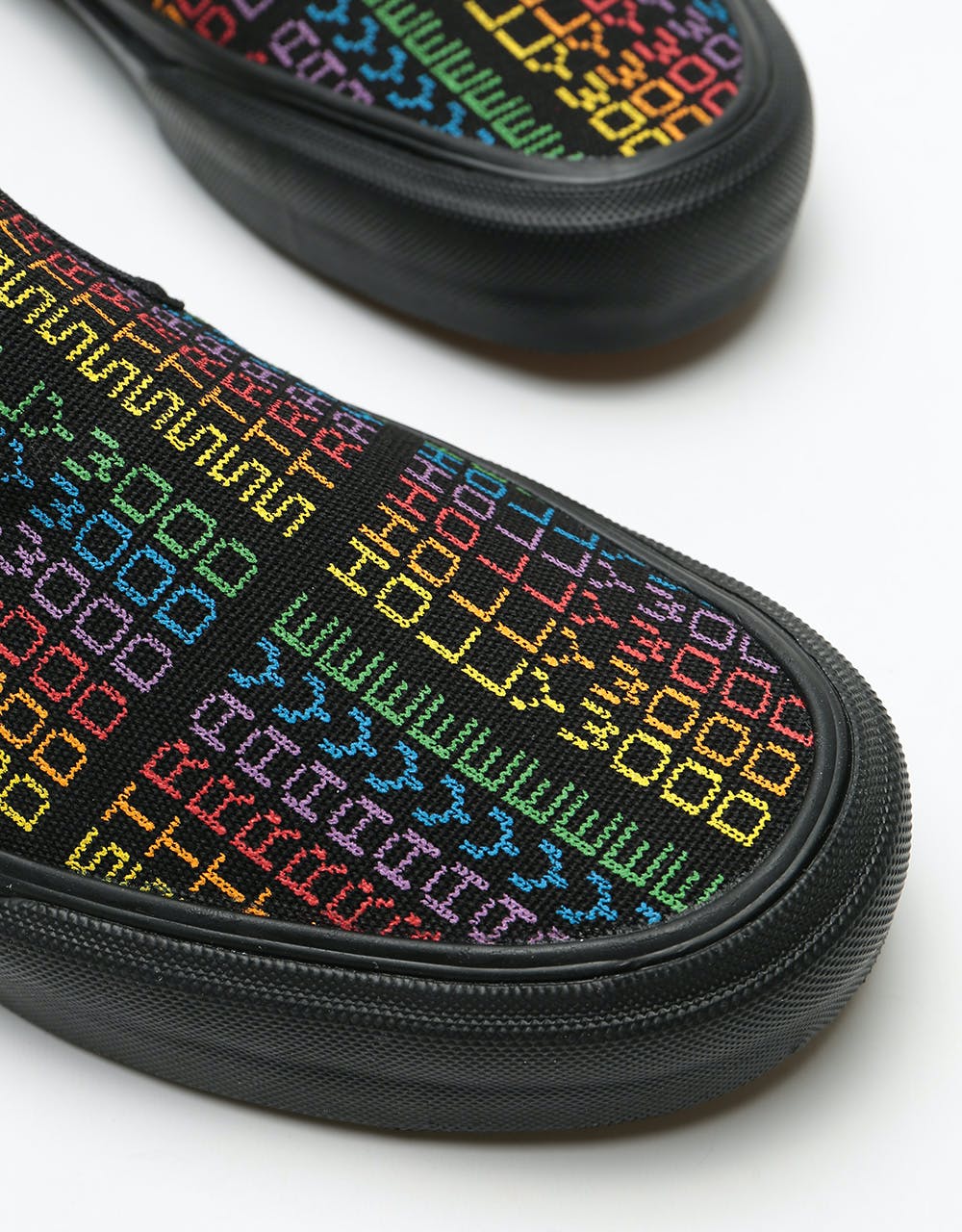 Straye Ventura Slip-On Skate Shoes - Knit Rainbow