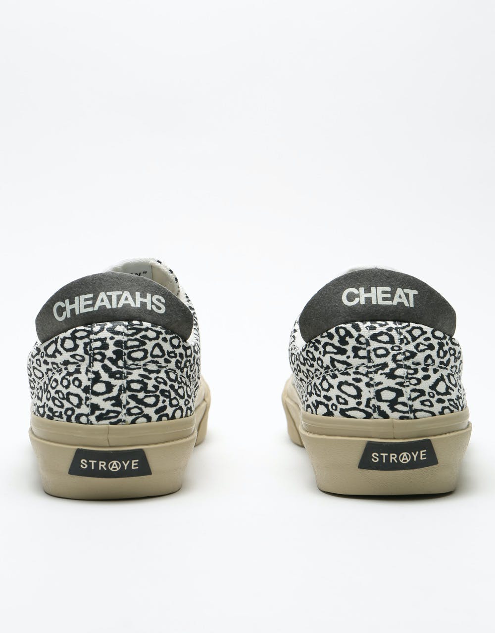 Straye Stanley Skate Shoes - Cheetah White