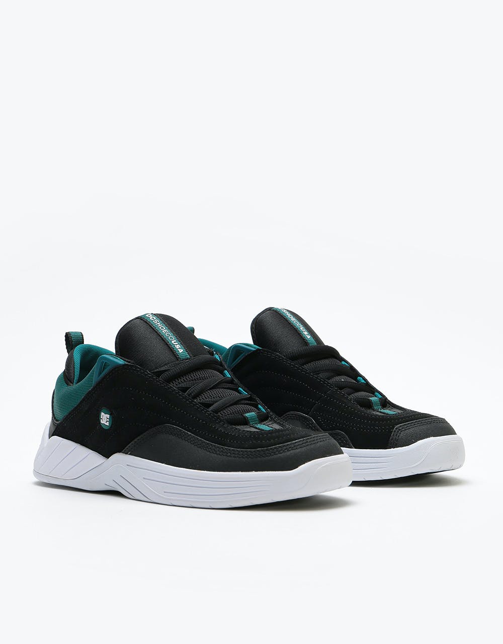 DC Williams Slim S Skate Shoes - Black/Green