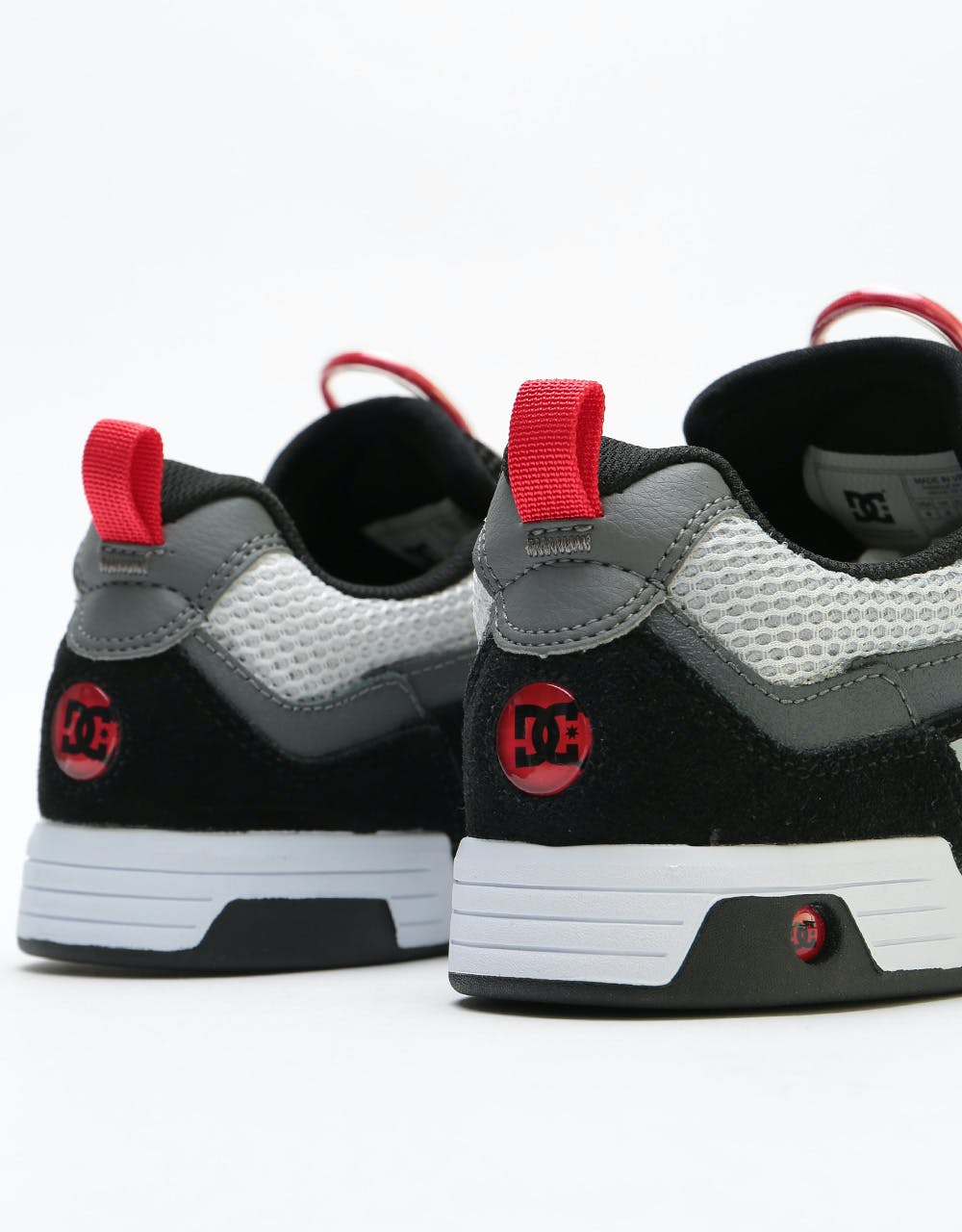 DC Legacy 98 Slim Skate Shoes - Black/Grey/Red