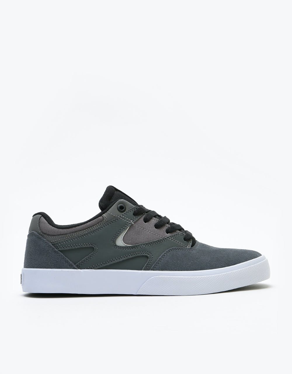 DC Kalis Vulc Skate Shoes - Grey/Black/Red