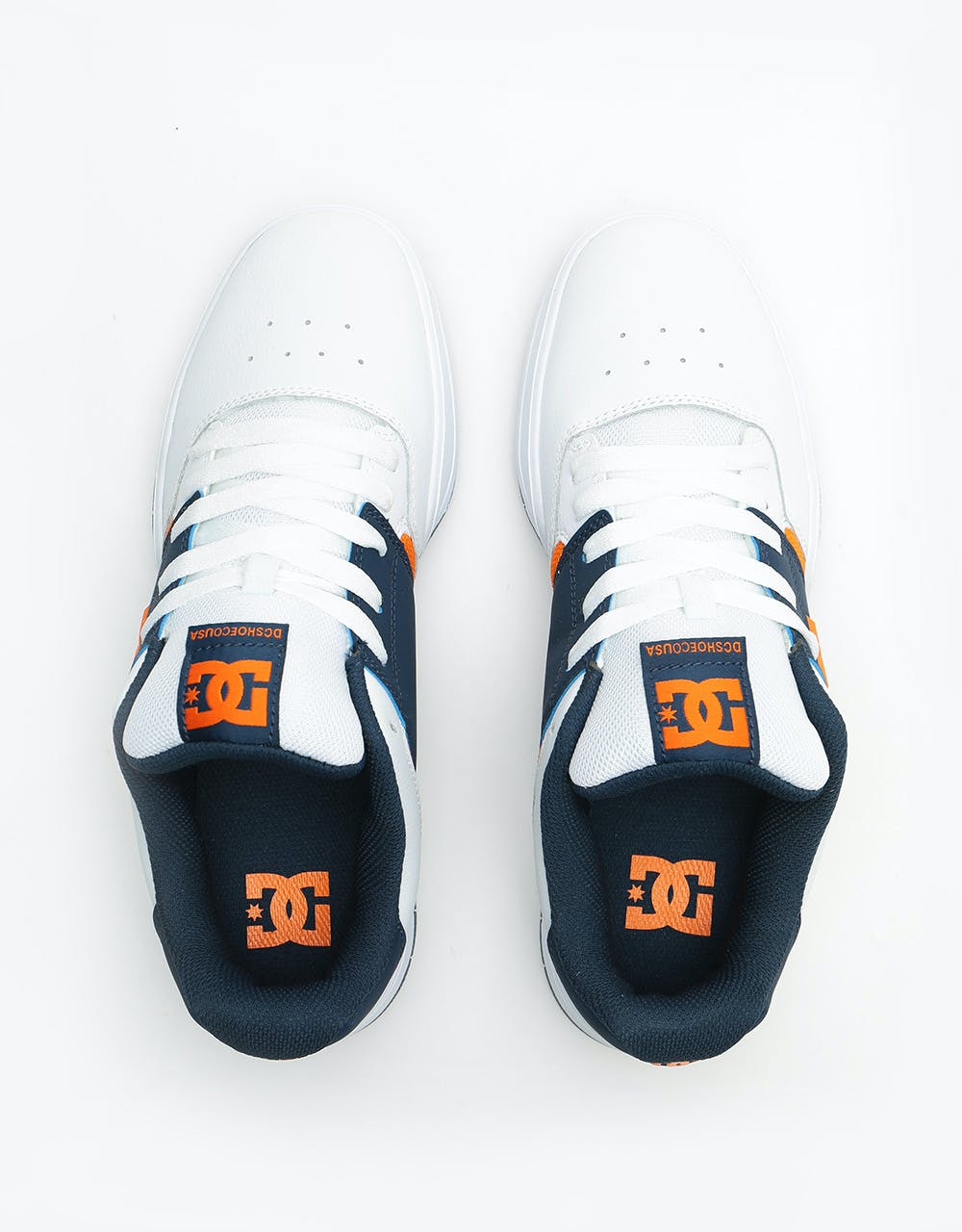 DC Central Skate Shoes - White/Navy