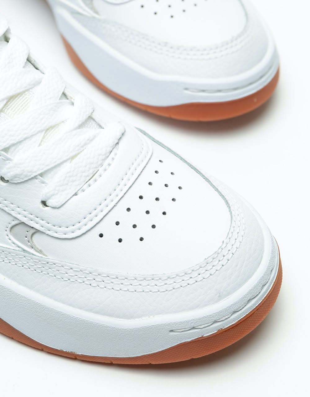 DC Penza Skate Shoes - White/White/Gum