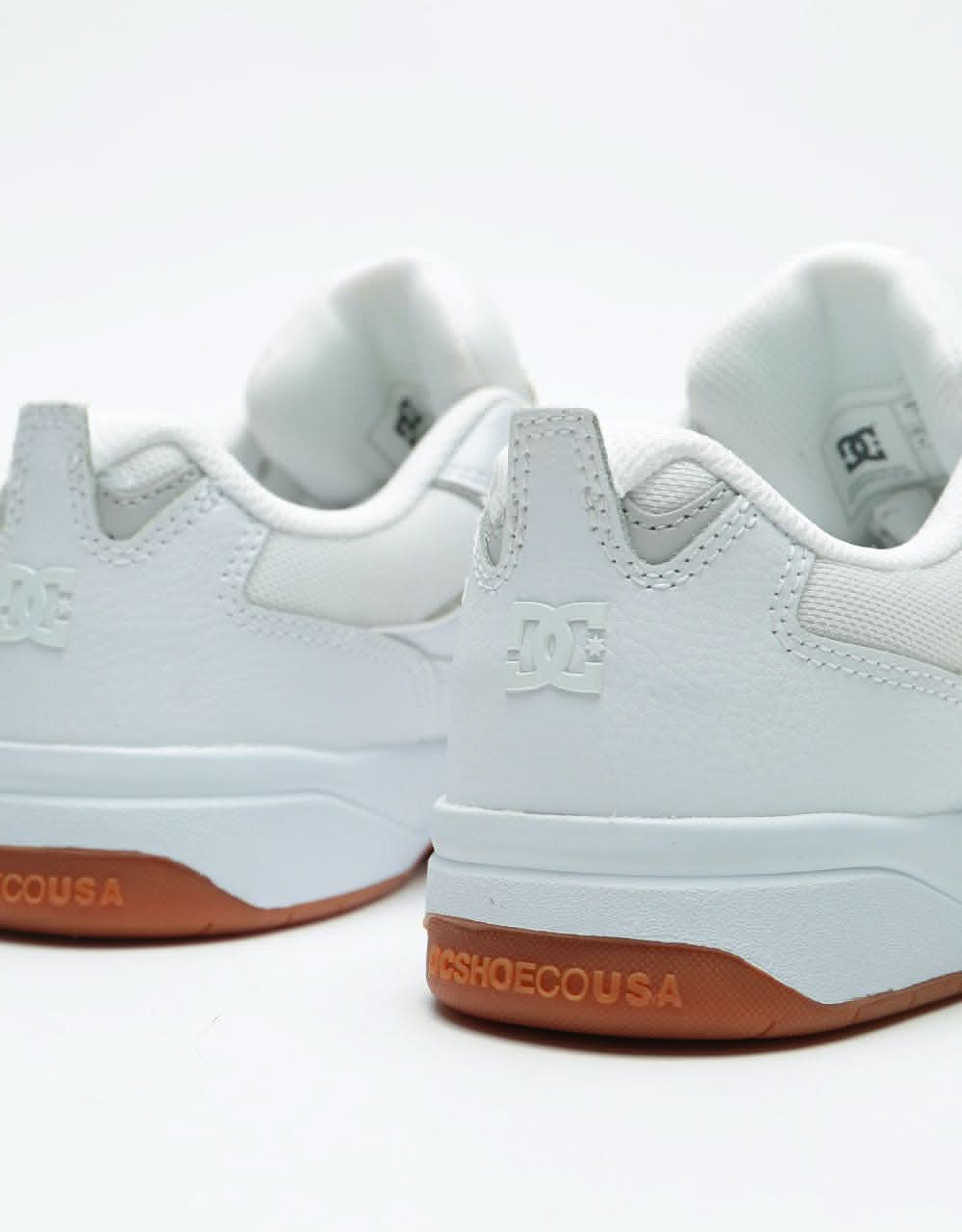 DC Penza Skate Shoes - White/White/Gum