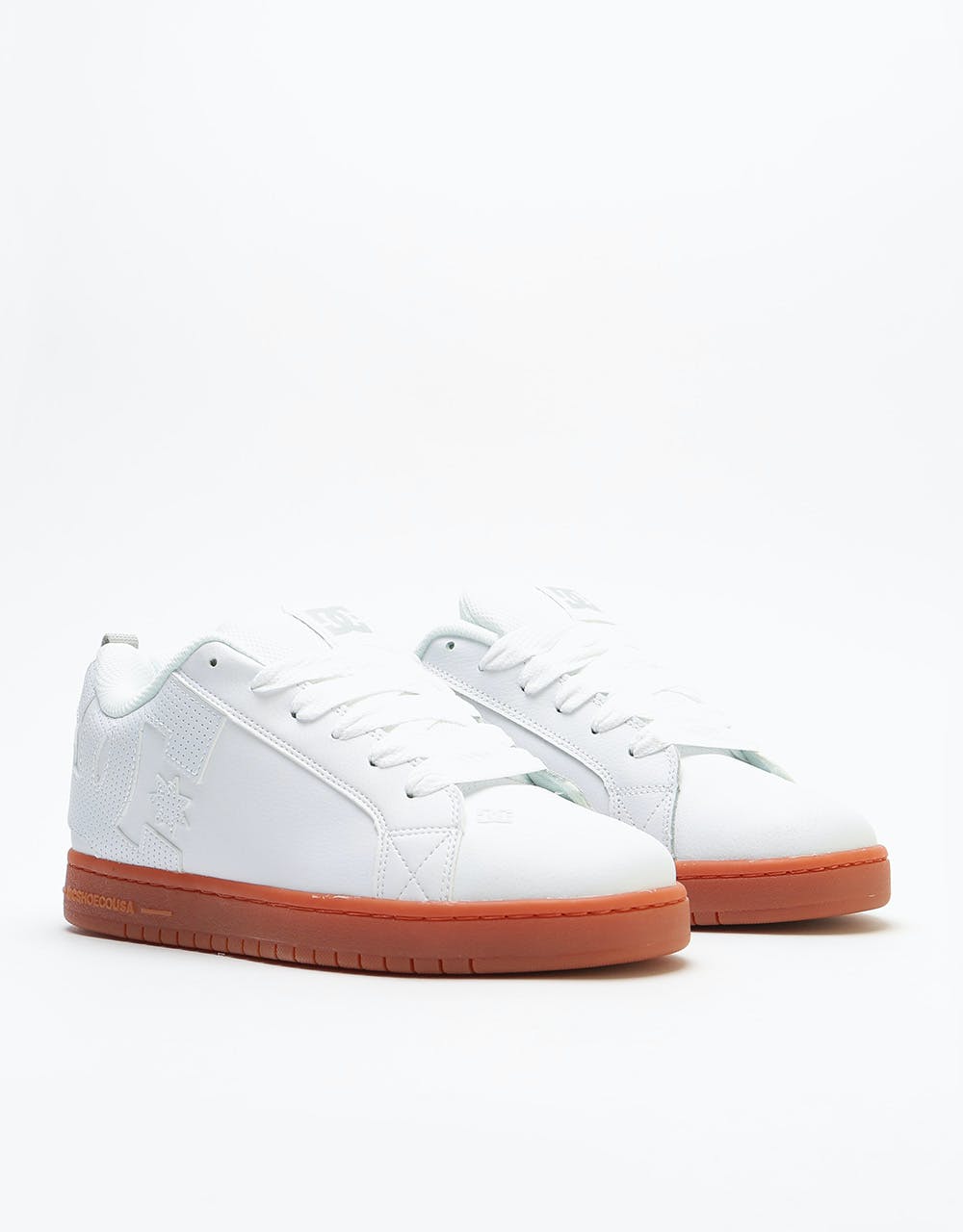 DC Court Graffik Skate Shoes - White