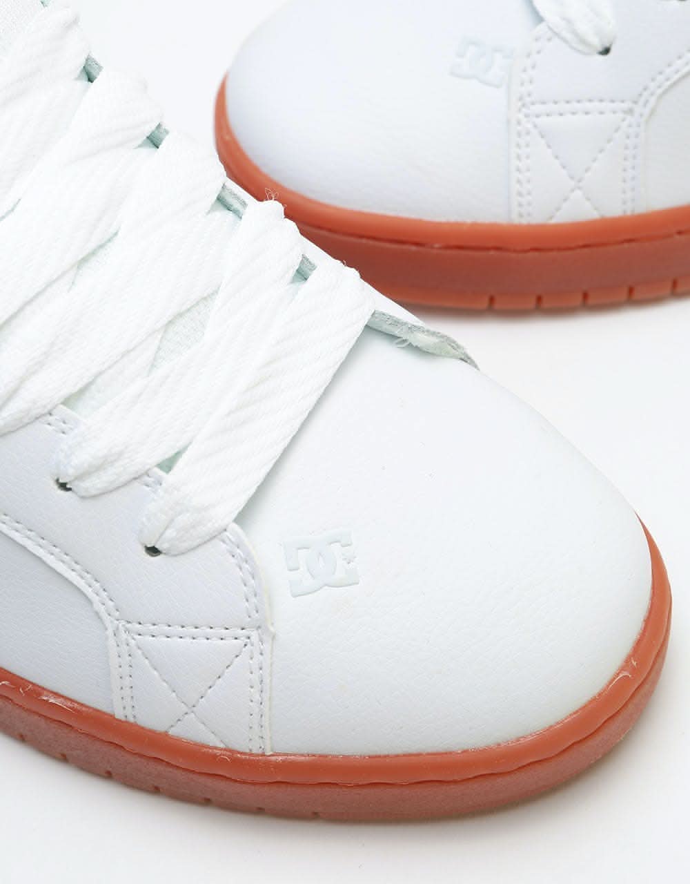 DC Court Graffik Skate Shoes - White
