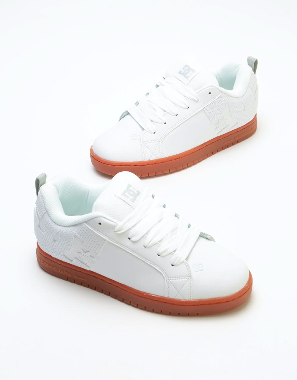 DC Court Graffik Skate Shoes - White