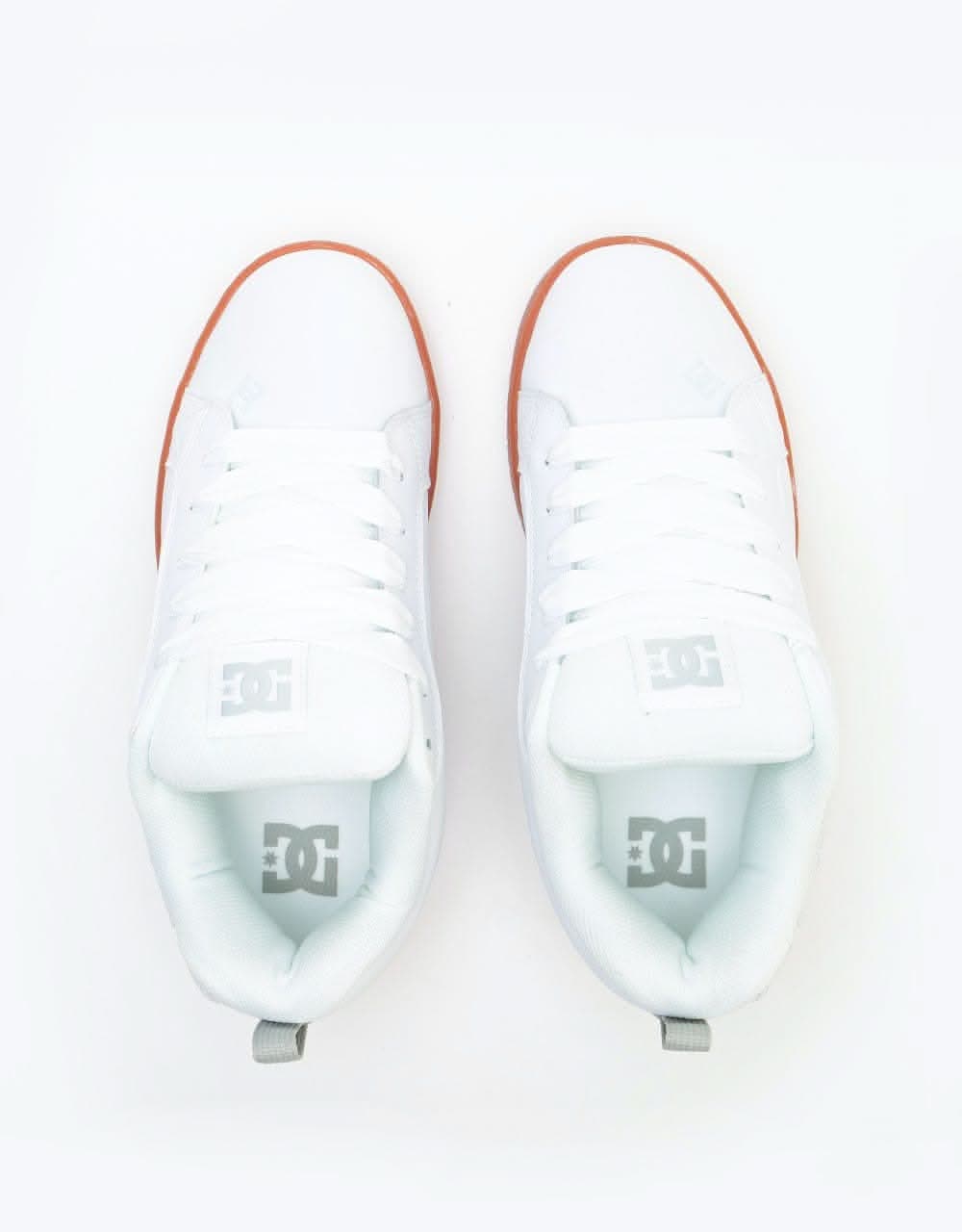 DC Court Graffik Skate Shoes - White
