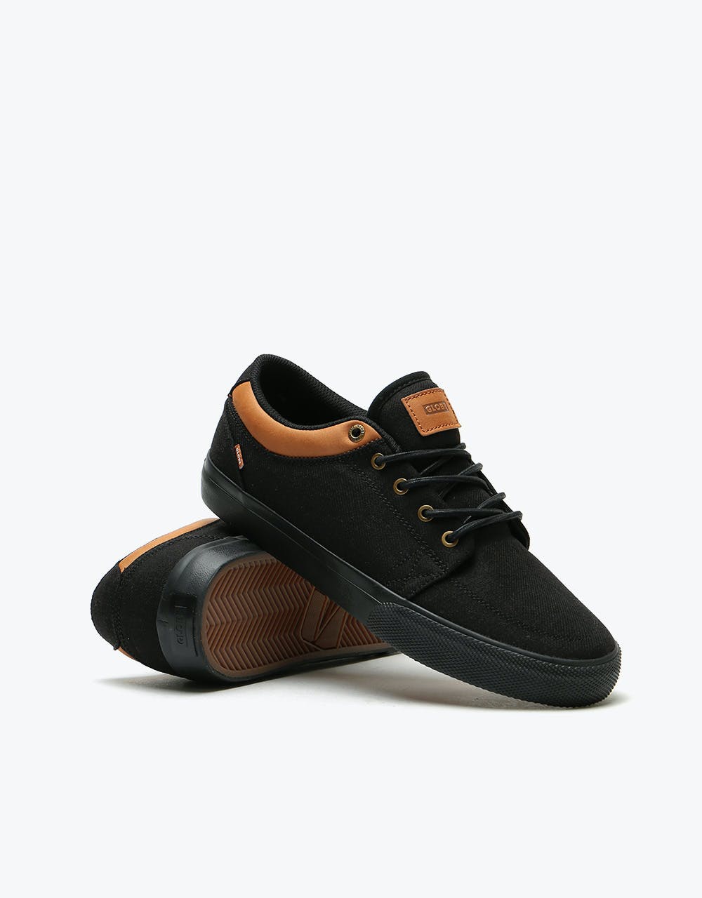 Globe GS Skate Shoes - Long Black/Toffee