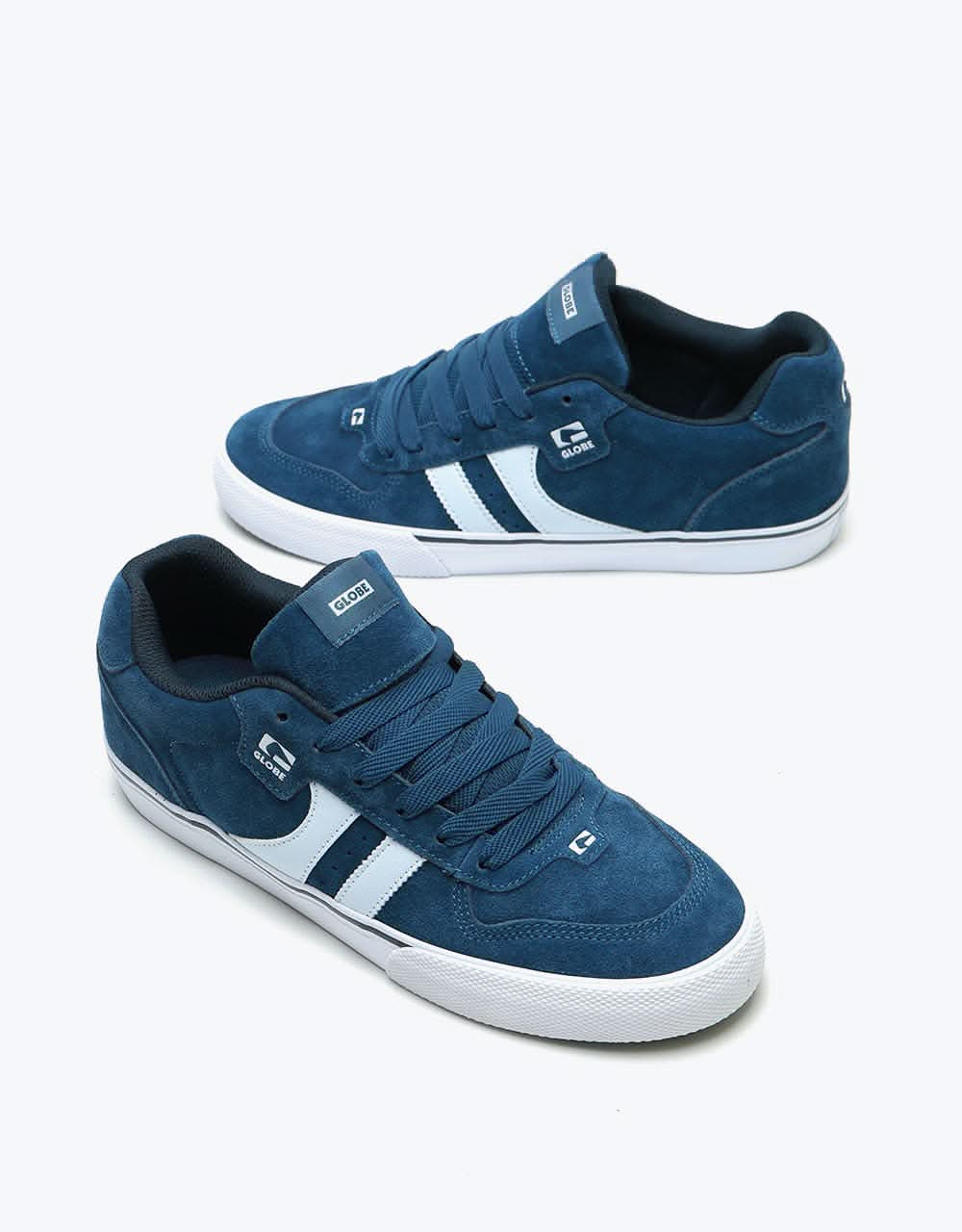 Globe Encore 2 Skate Shoes - Ensign Blue/White