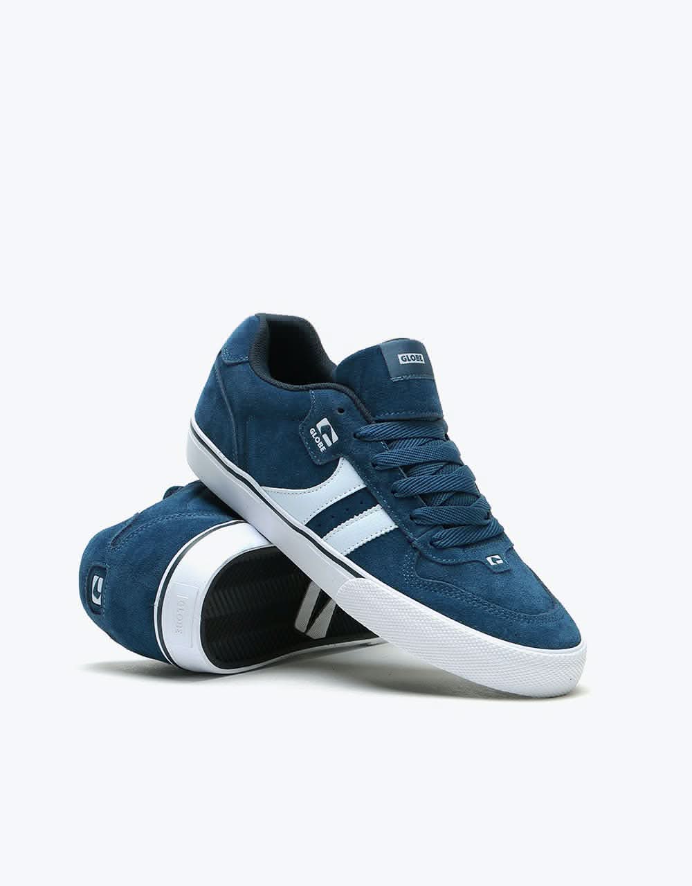 Globe Encore 2 Skate Shoes - Ensign Blue/White