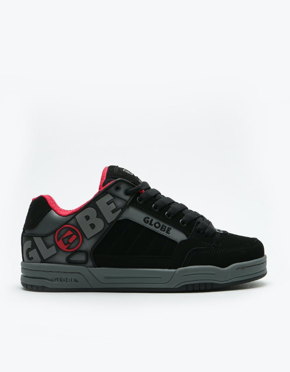 Globe Tilt Skate Shoes - Black/Carbon Red