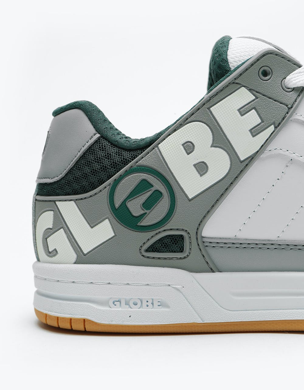 Globe Tilt Skate Shoes - White/Grey/Green