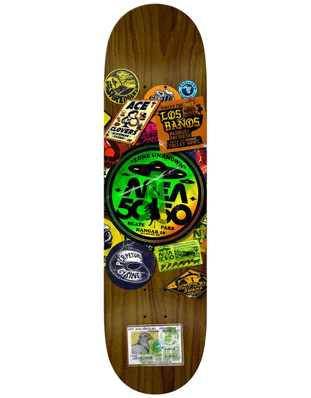 Anti Hero Hewitt Park Board Skateboard Deck - 8.62"
